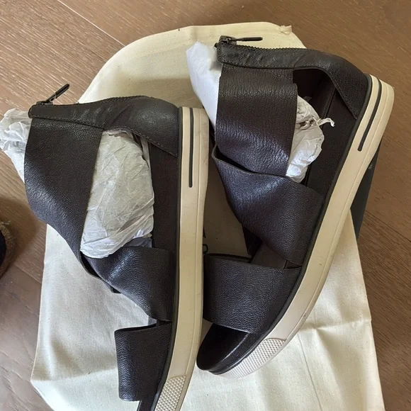 Eileen Fisher Sport Tumbled Nubuck Sneaker Sandal EUC - Picture 5 of 7